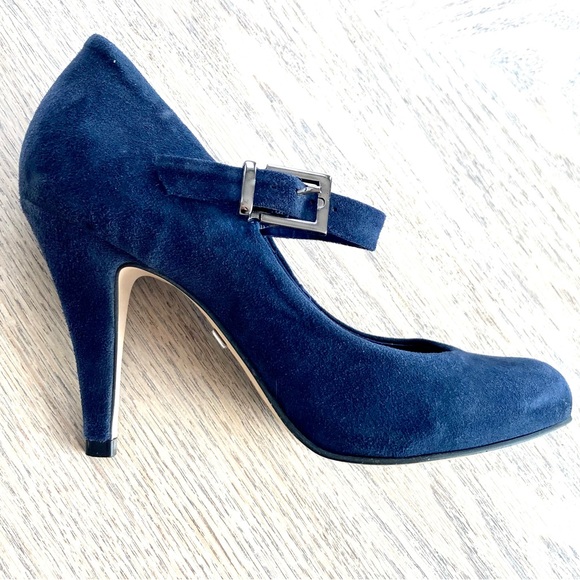 Buffalo London Mary Jane Pumps - Blue - 36 - Picture 1 of 10